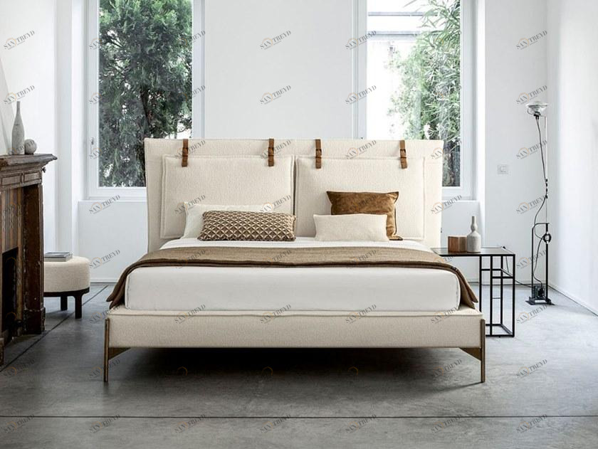 Twils Двуспальная кровать с мягким изголовьем Sp2802 sun-id-1368329