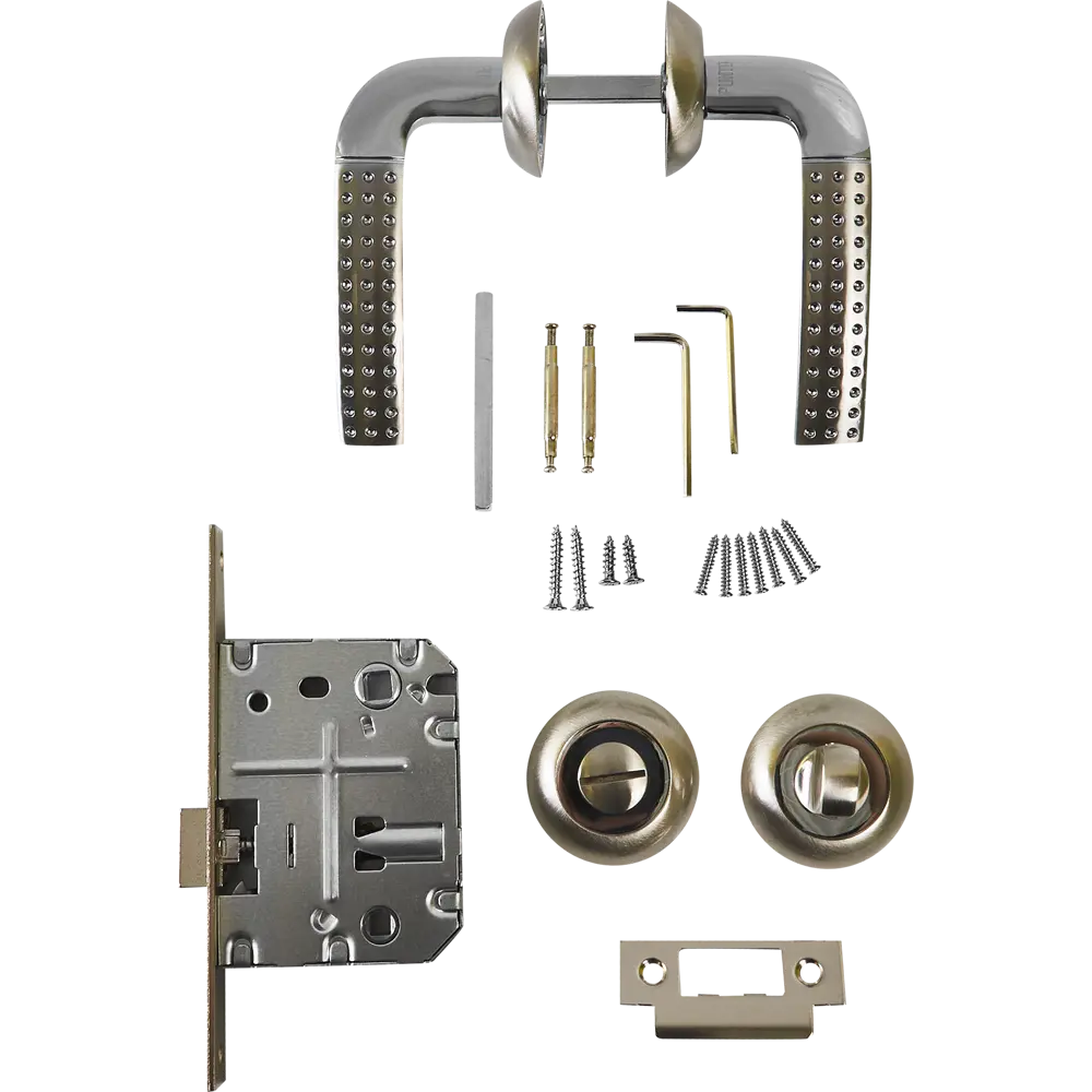Дверные ручки PUNTO Logica с запорным механизмом для межкомнатных дверей 85202297 STLM-0902165 - Вид №1