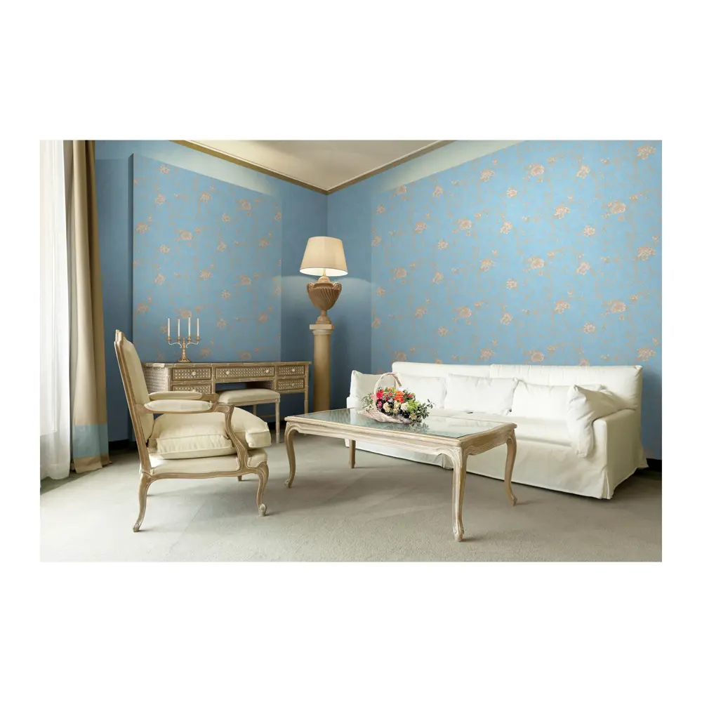 Обои флизелиновые Euro Decor Елизавета синие 1.06 м 1013-03 15530338 STLM-2103843 - Вид №2