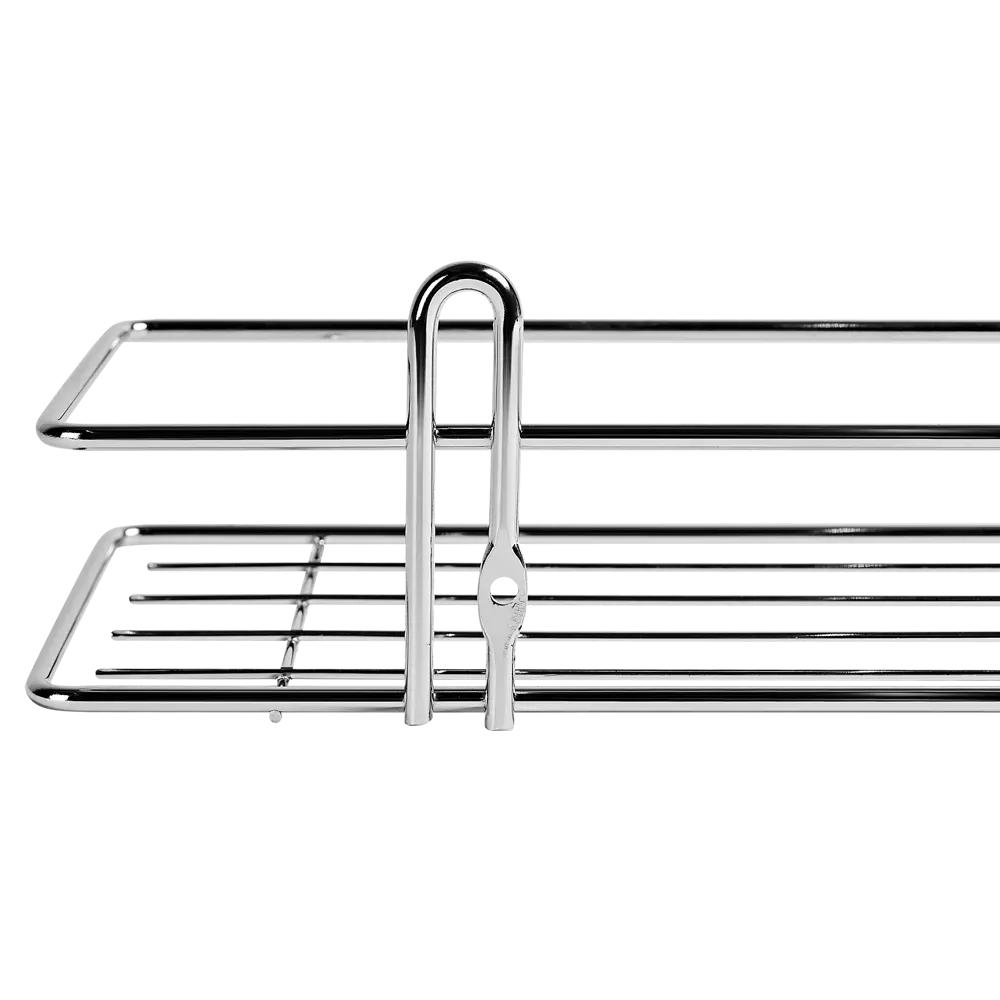 Полка для ванной Swensa Флэт 40x7 см металл цвет хром STLM-2194646 - Вид №3