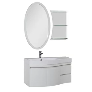 Комплект мебели Aquanet Опера 115 L белый (2 дверцы 2 ящика)