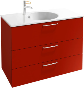 EB2533-R5-M90 Тумба под столешницу 90 см, 3 ящика, хромированная ручка JACOB DELAFON ODÉON RIVE GAUCHE