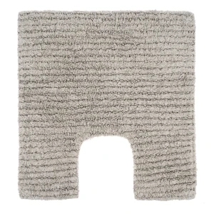 Коврик для туалета Willow Gray 45x45 см хлопок цвет серый 85200336 STLM-2044212