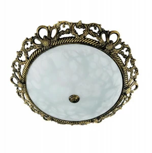 Потолочный светодиодный светильник IDLamp Marziya 265/50PF-LEDOldbronze IDLAMP MARZIYA 204030 Белый;бронза