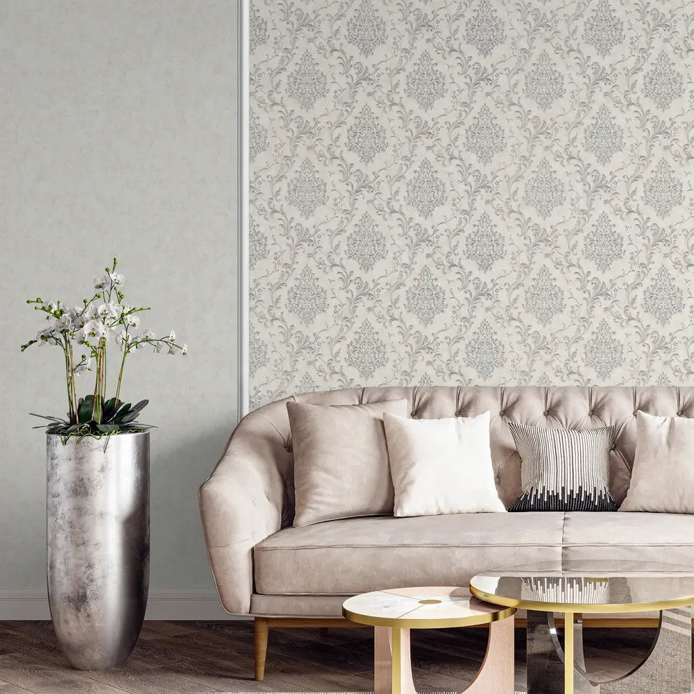 Обои флизелиновые Palitra Home Diamond серые 1.06 м HC71782-14 STLM-2203822 - Вид №2