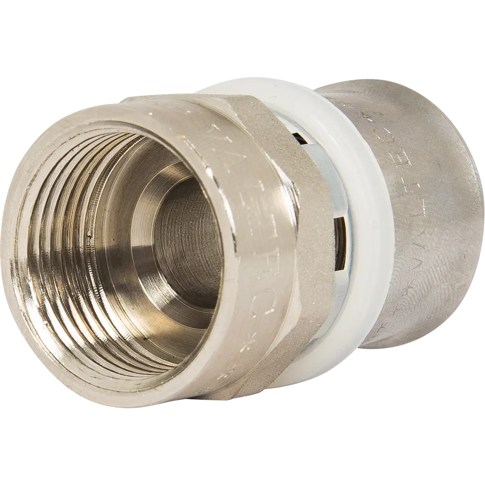 Муфта комбинированная Valtec 3/4"x26 мм ВР никелированная латунь VTM.202.N.002605 STLM-2068764 - Вид №1