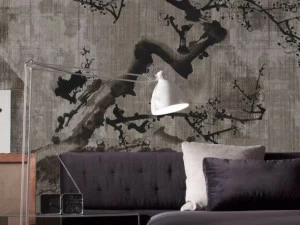 Inkiostro Bianco Панорамные обои из стекловолокна в современном стиле Undressing surfaces