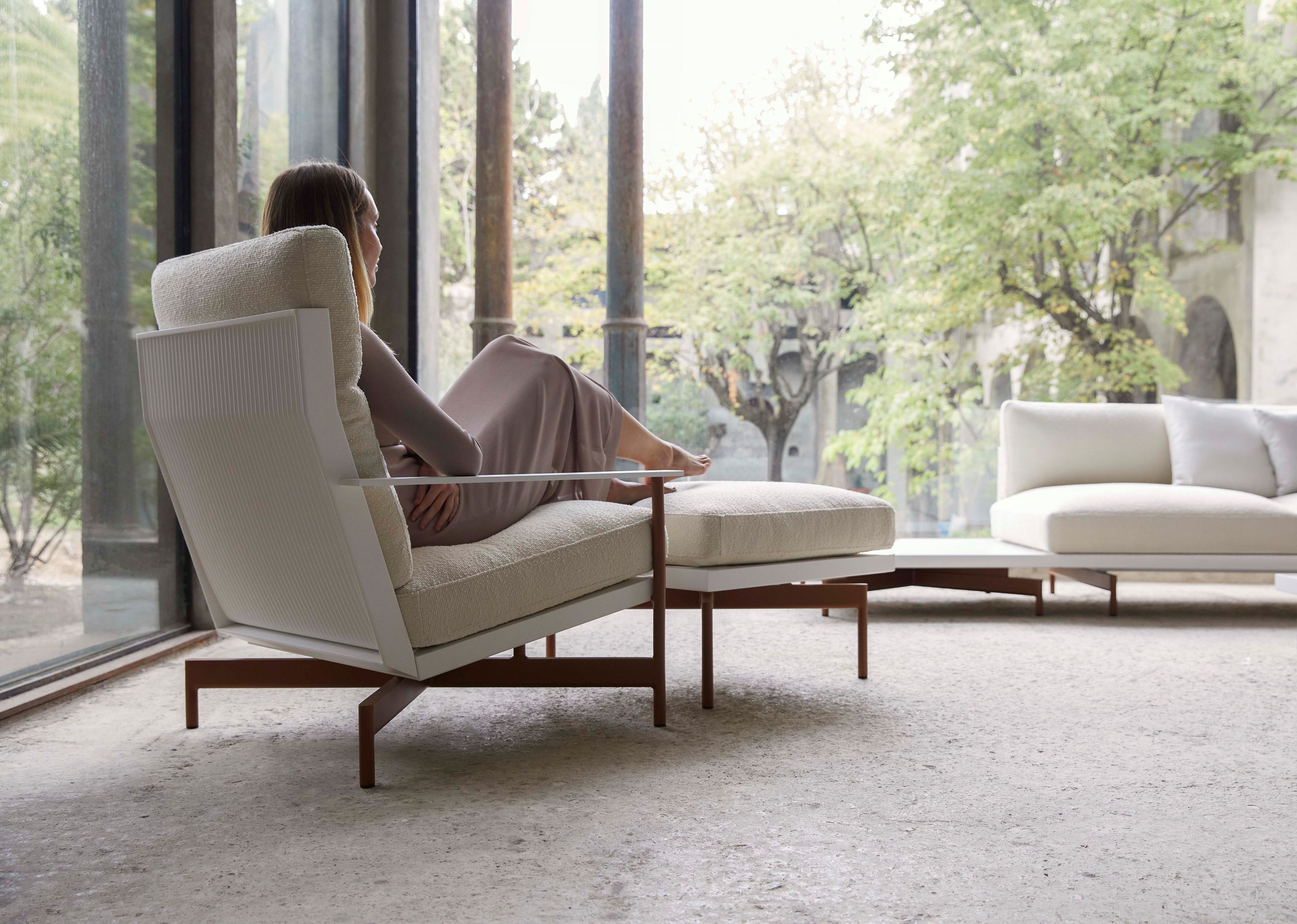 Квадратный пуф из ткани GANDIABLASCO волны ARCH-00039946 - Вид №19