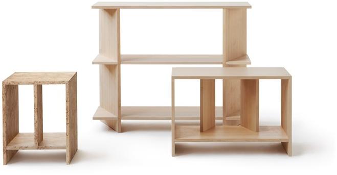 Nikari Открытый книжный шкаф из березы Arte sun-id-1357529 - Вид №1