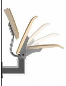 TALIN Сиденье на фанерной балке с откидным сиденьем Vekta