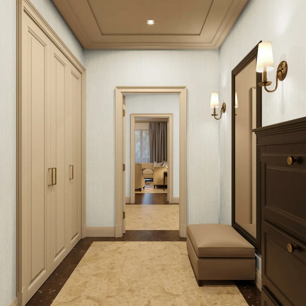 Панель ПВХ Сиам бежевый 8 мм 2700х250 мм 0.675 м² 81947506 STLM-2070025 Santreyd  - Вид №3