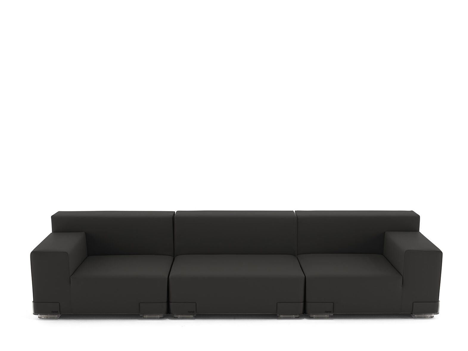 3-местный модульный съемный диван из искусственной кожи Kartell Plastics ARCH-00061055 - Вид №24