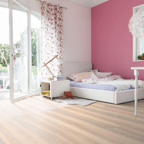 Паркетная доска Haro 4000 Series Top connect арктически-белый Ясень Кантри (Гладкая) 2200х180 мм 524892 - Вид №7