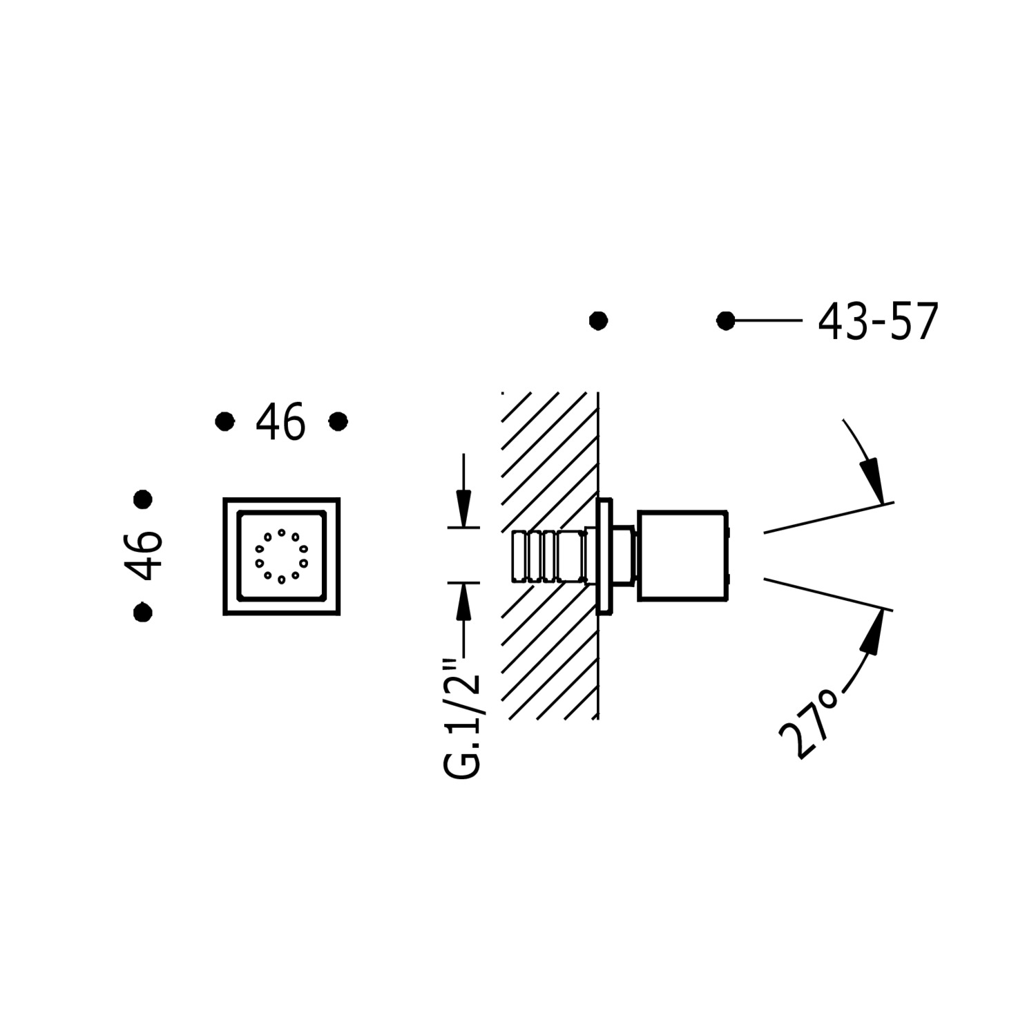 Гидромассажная струя-9134515 TRES Hydromassage - Вид №1