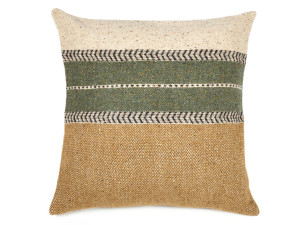 Льняная и шерстяная квадратная подушка