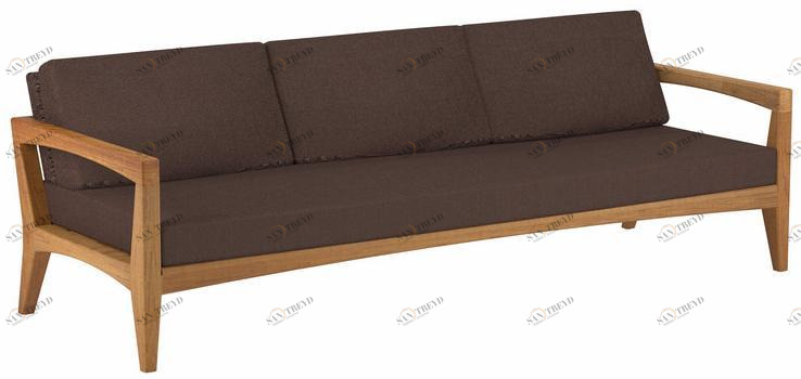 Royal Botania Мягкий 3-х местный диван из ткани Zenhit sun-id-1361519