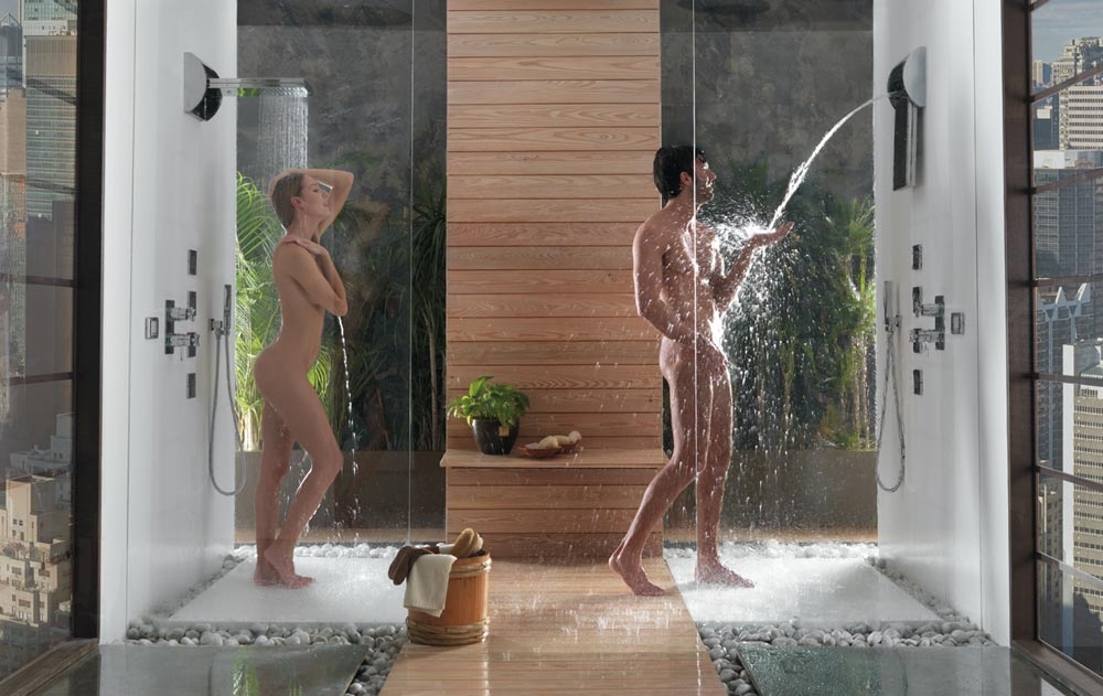 I00555 Потолочный & настенный душ Aquavolo BOSSINI  - Вид №3