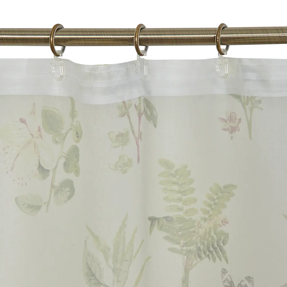 Тюль на ленте 250х260 см цвет зелёный AMORE MIO STLM-2041664 - Вид №4