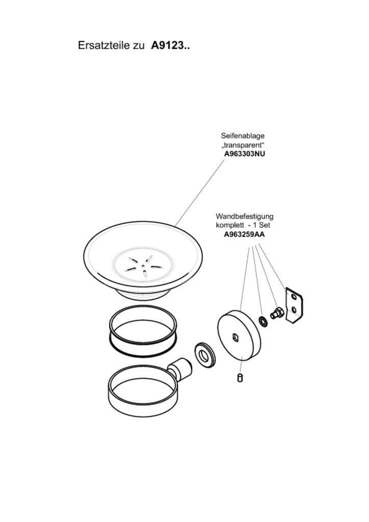 A9123AA Мыльница с держателем Ideal Standard IOM - Вид №2