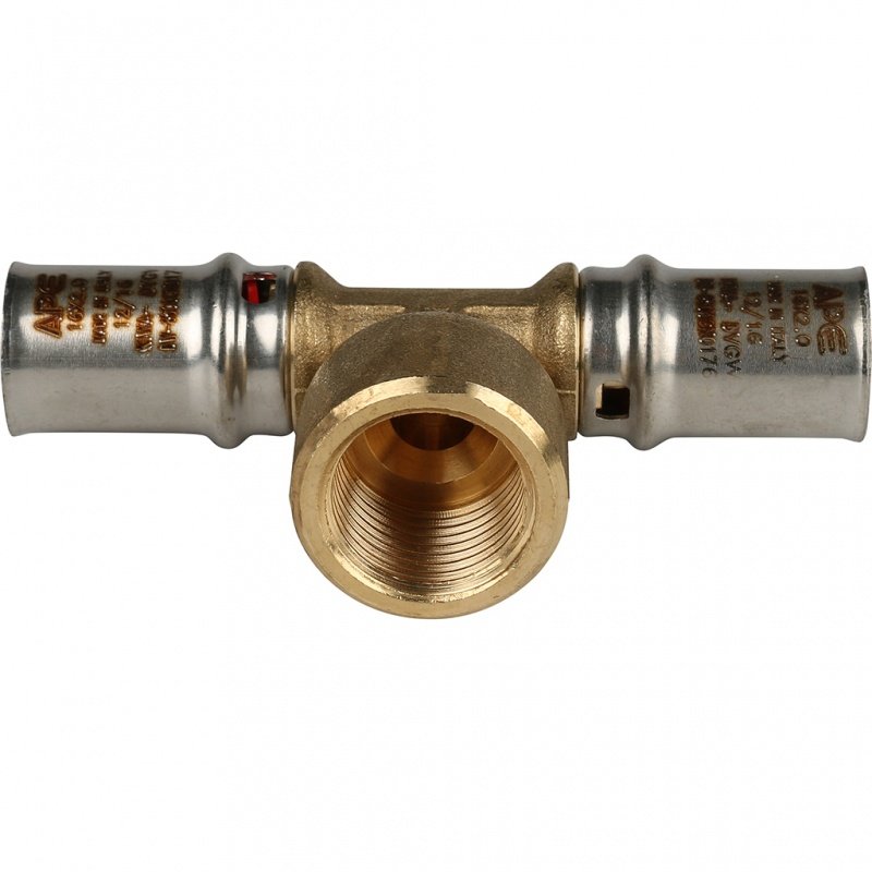 Тройник переходной STOUT ВР 16х1/2"х16 под пресс SFP0007001216 - Вид №2