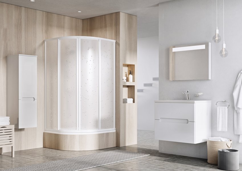 SKCP4-80 SABINA сатин + Пеарл Ravak 31144VU0011 - Вид №1