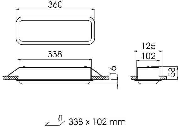 DAISALUX Встраиваемый светодиодный аварийный свет sun-id-1372712 - Вид №2