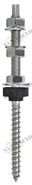 Винт NW 01 08 200 NW01 Tecfi Ø8  M8 x 200 