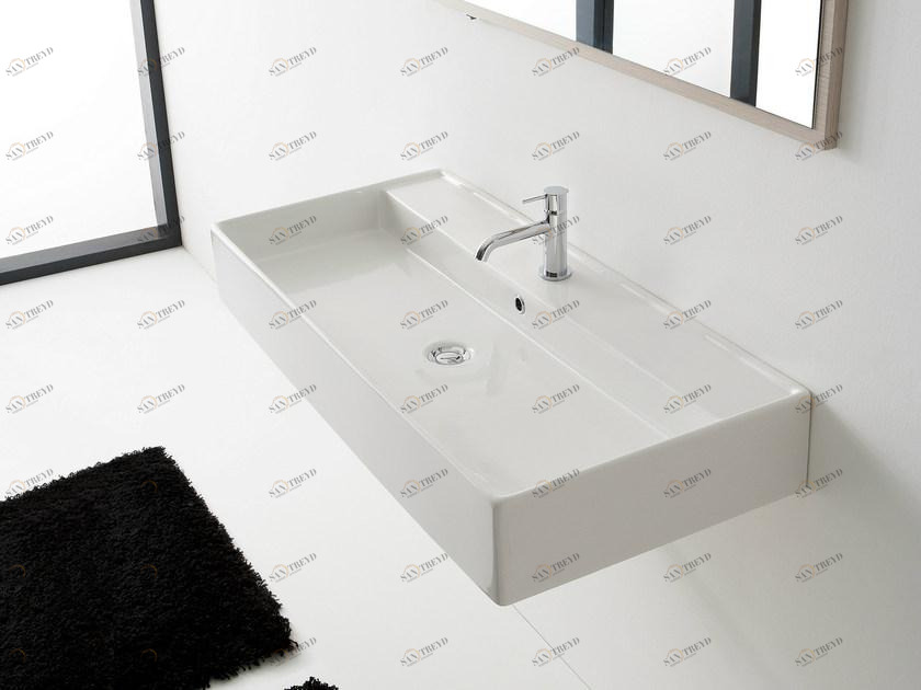 8031/r-120/a Накладная раковина на столешницу  овальная Scarabeo Ceramiche Teorema