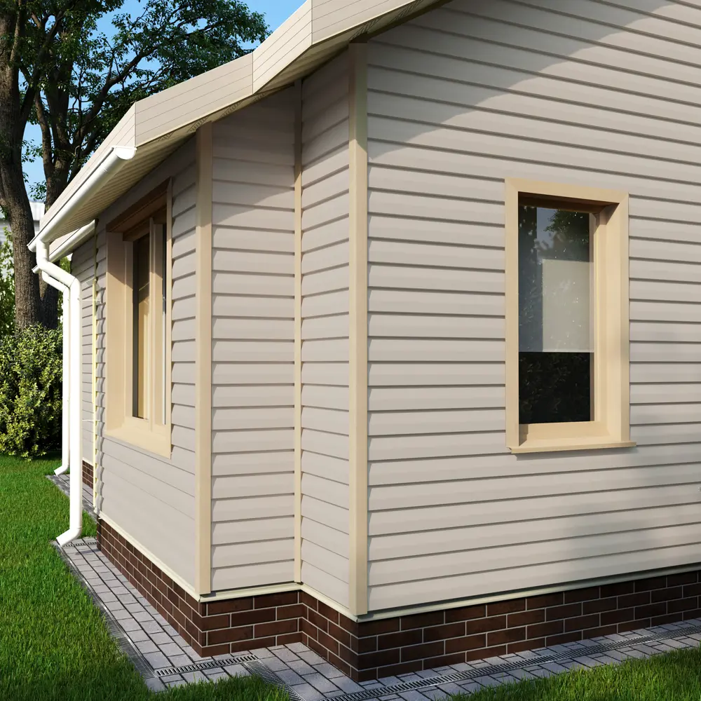 Сайдинг ПВХ MONLID корабельный брус 3 м бежевый 0.75 м² STLM-2166573 - Вид №3