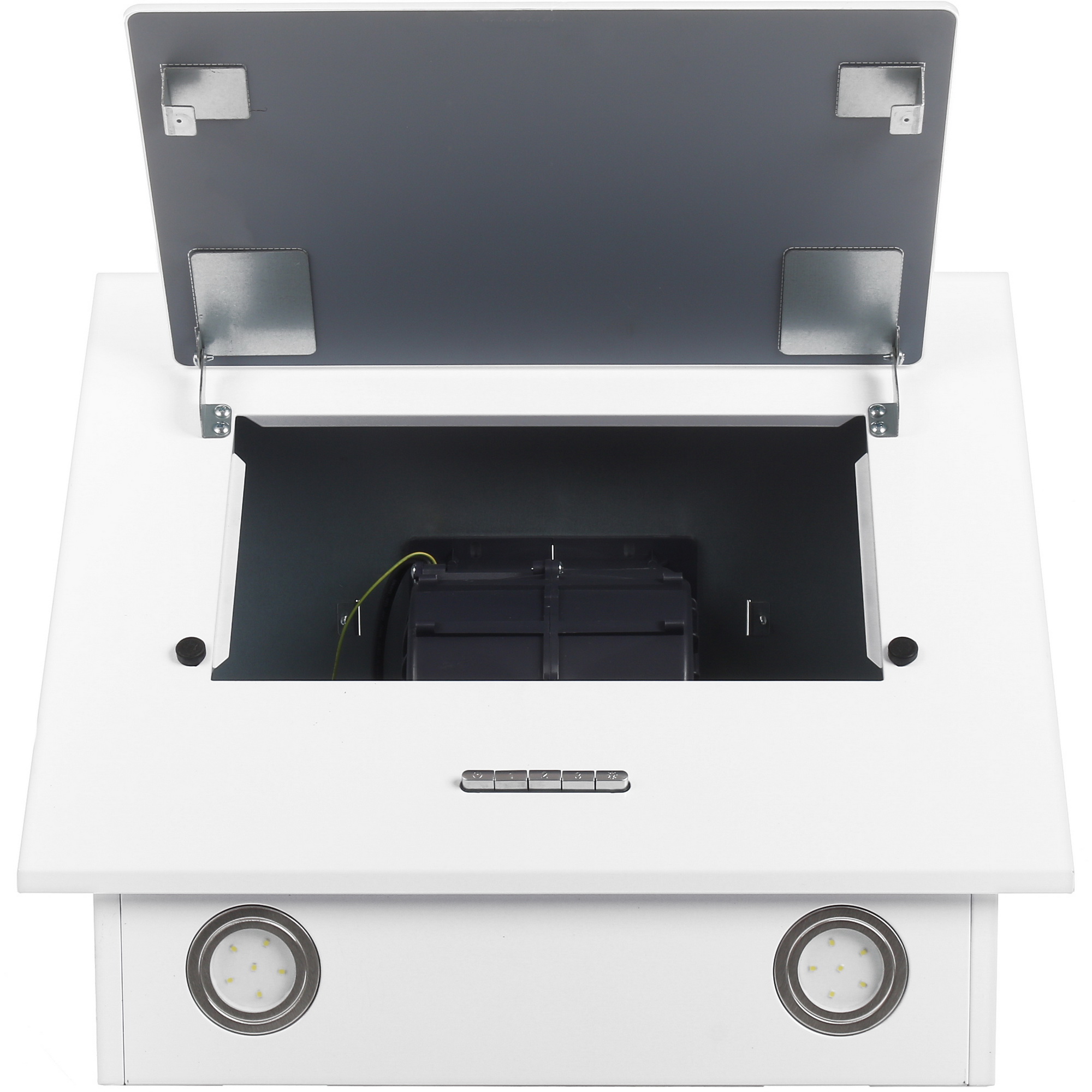 8160054 Вытяжка наклонная HOMSair BELL 50 белый/белый STDN-0038634 - Вид №8