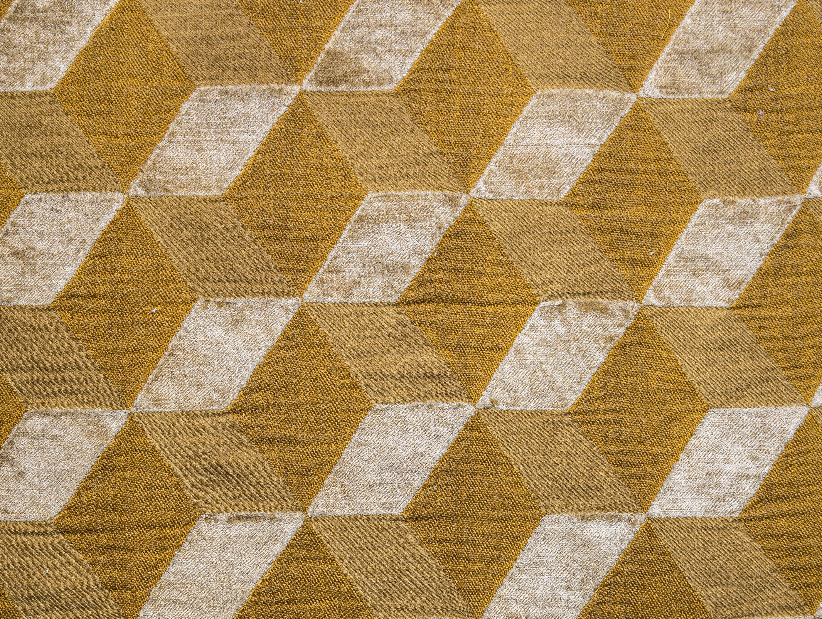 Ткань из вискозы, хлопка и льна с графическими узорами The House of Lyria GERMOGLIA ARCH-00145336 - Вид №1