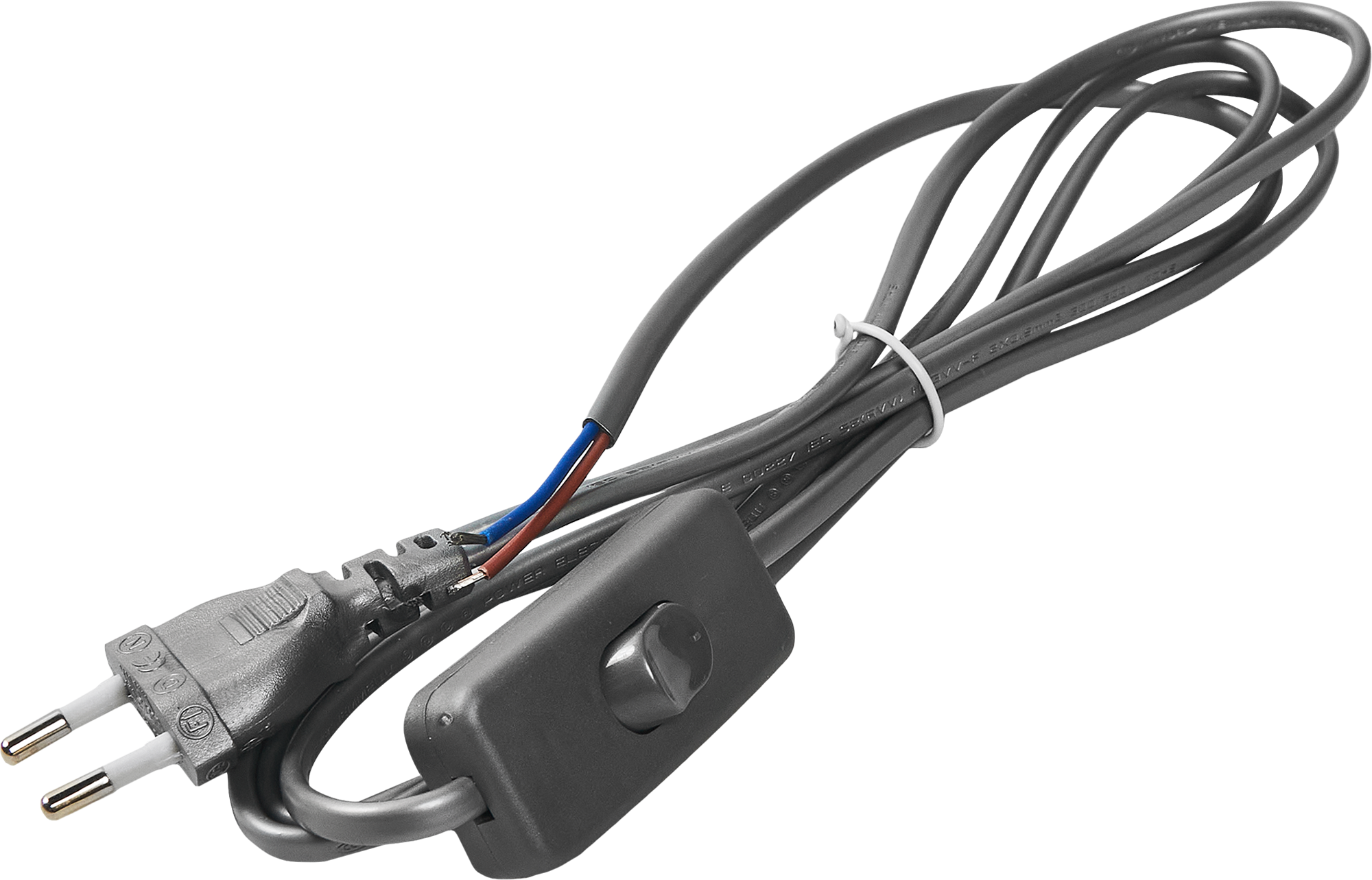 Провод с выключателем DUWI 2 м для осветительных приборов 87658055 STLM-0074656 - Вид №2