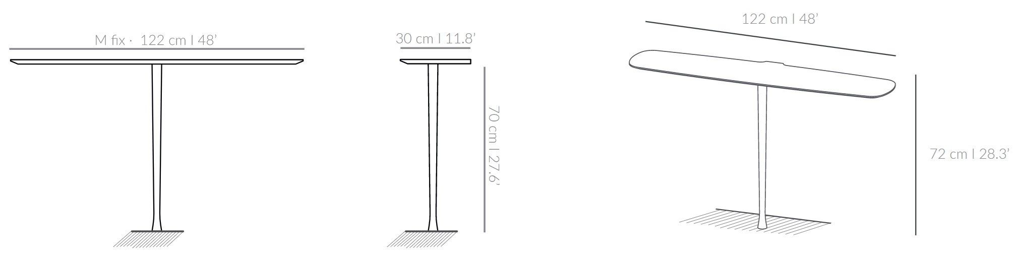 Модульная полка для пола из шпона NOMON уникальная ARCH-00144627 - Вид №9