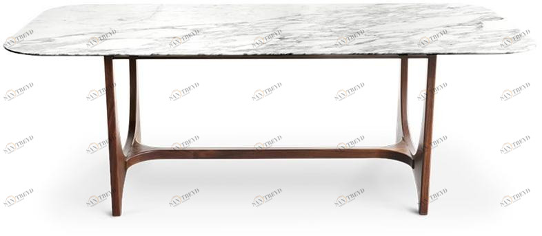 Essential Home Прямоугольный обеденный стол из мрамора calacatta gold La dolce vita sun-id-1365612