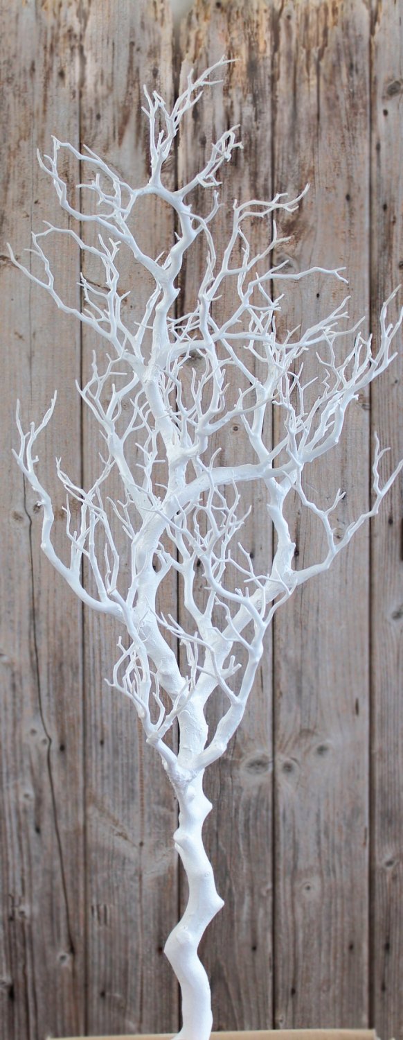 5331 777 a3 Пластиковая ветка, 120 см, белая H-andreas  - Вид №3