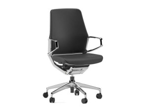 Кожаный поворотный операционный офисный стул с колесами