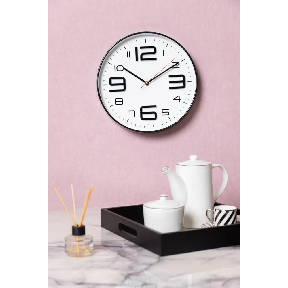 Часы настенные «Модус» D30.5 см пластик цвет белый Santreyd STLM-2144333 - Вид №4