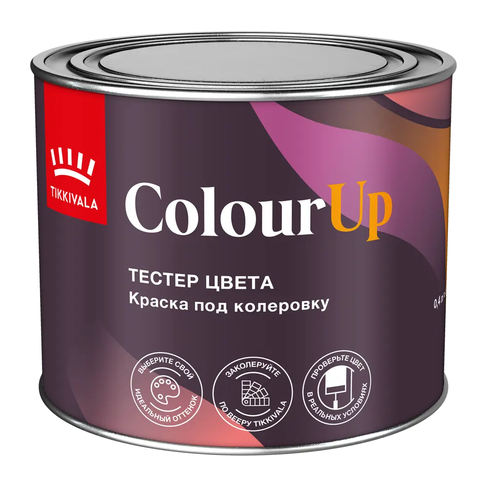Тестер краски Colourup глубокоматовая цвет бесцветный база C 0.4 л Santreyd STLM-2039500