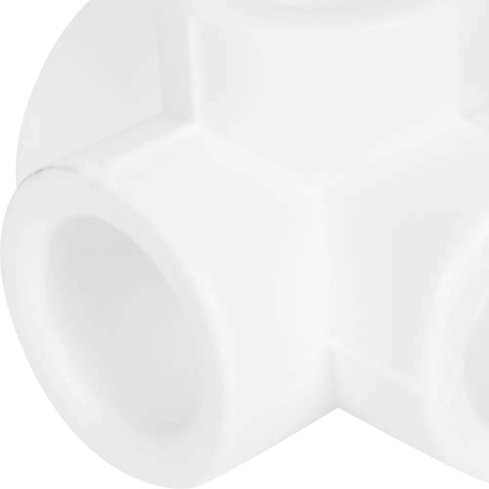 Крестовина двухплоскостная Valtec ø20 мм полипропилен STLM-2149651 - Вид №1