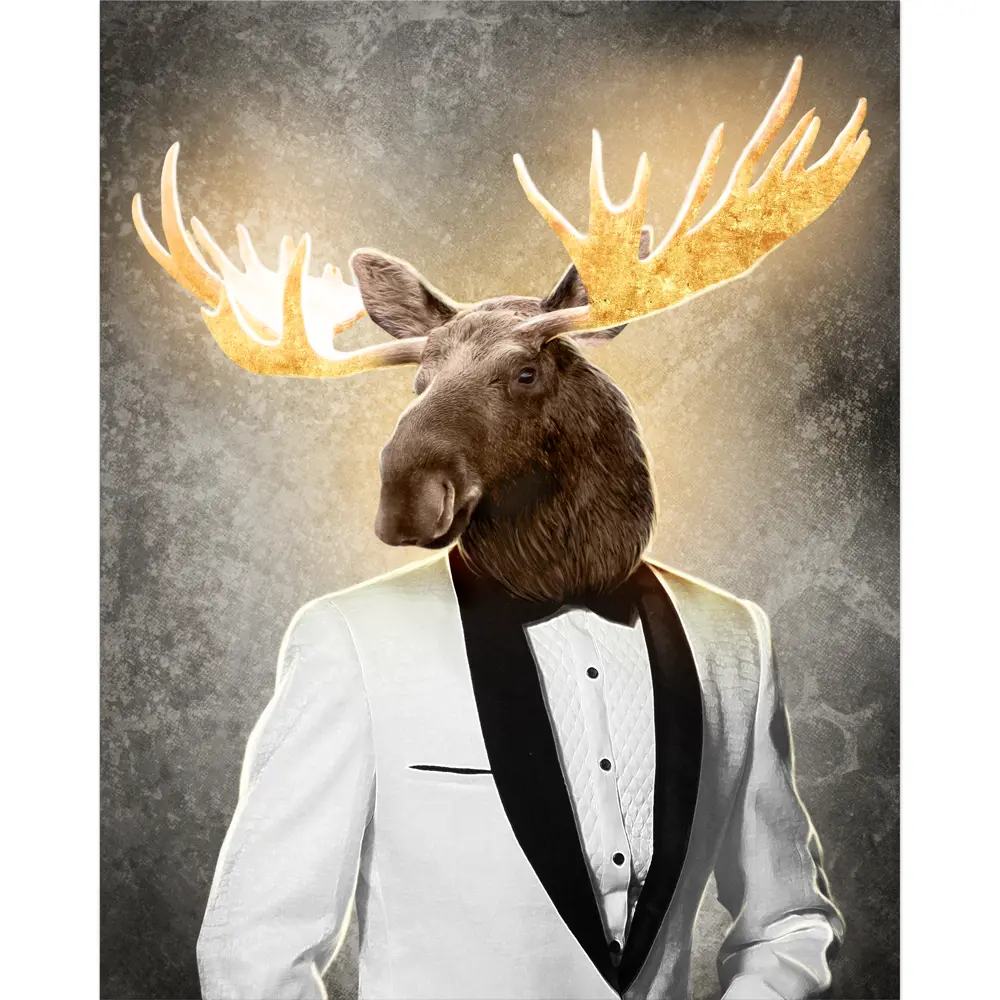 Картина на холсте Лось 40х50 см Santreyd STLM-2061242