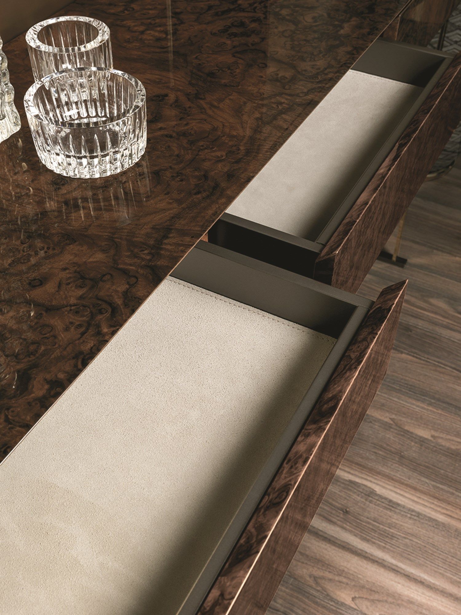 Деревянная прямоугольная консоль с ящиками Longhi Loveluxe 2017-Essence collection ARCH-00036031 - Вид №3