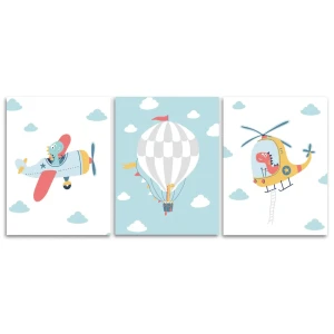 Постер Полет дракончика 30x40 см 3 шт. 87794397 STLM-2041476