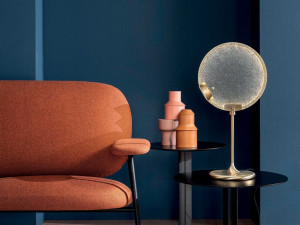 Стеклянная светодиодная настольная лампа