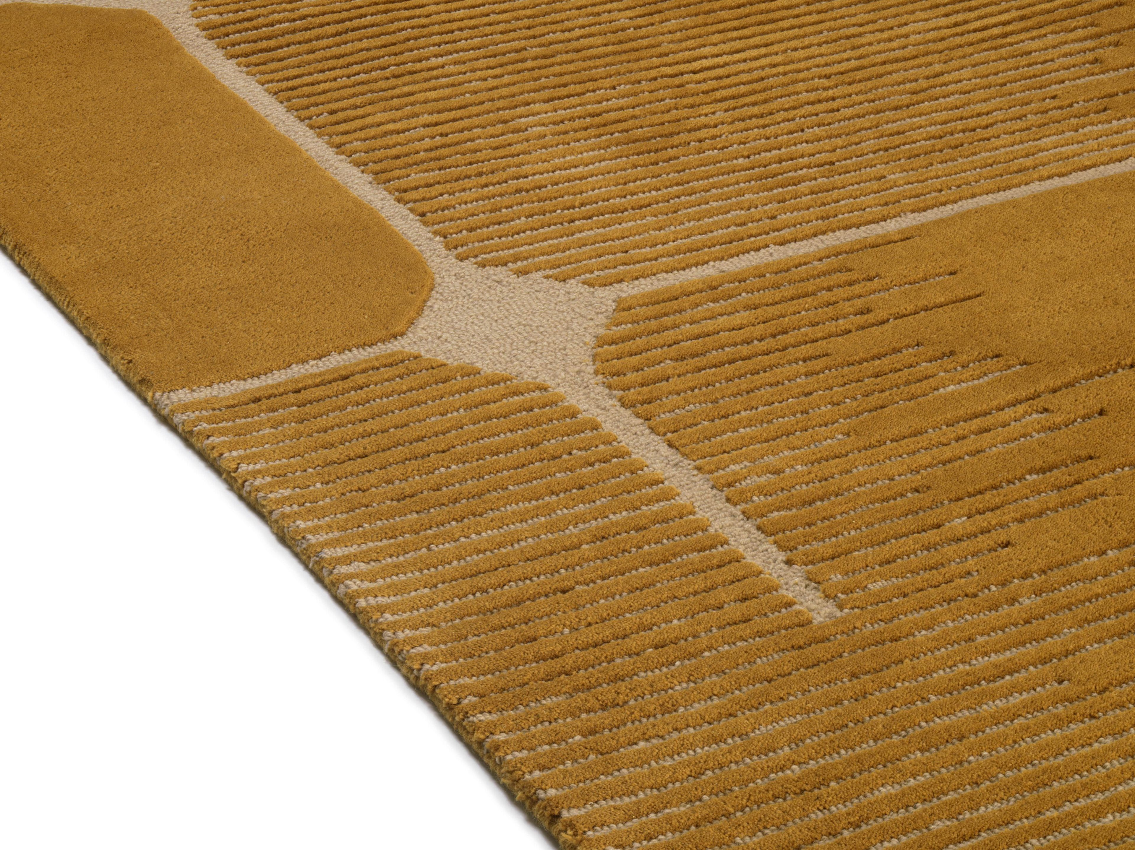 Ковер ручной работы из шерсти с геометрическим рисунком Élitis MARCEL ARCH-00049643 - Вид №6