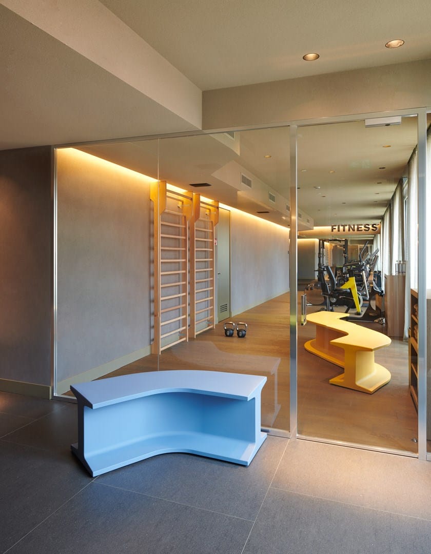 Скамейка из полиэтилена SLIDE IRON ARCH-00053956 - Вид №2