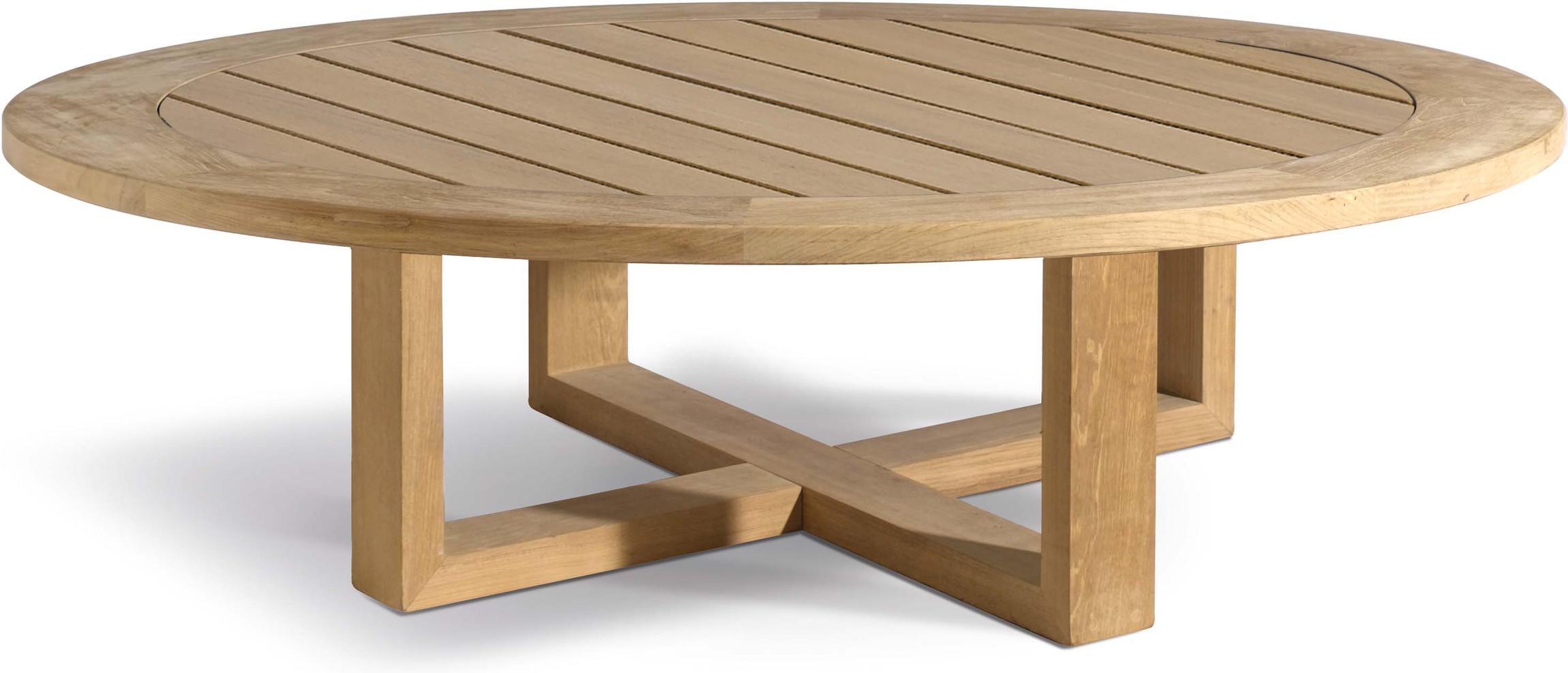Журнальные столики teak ⌀130см Manutti Siena MNST880