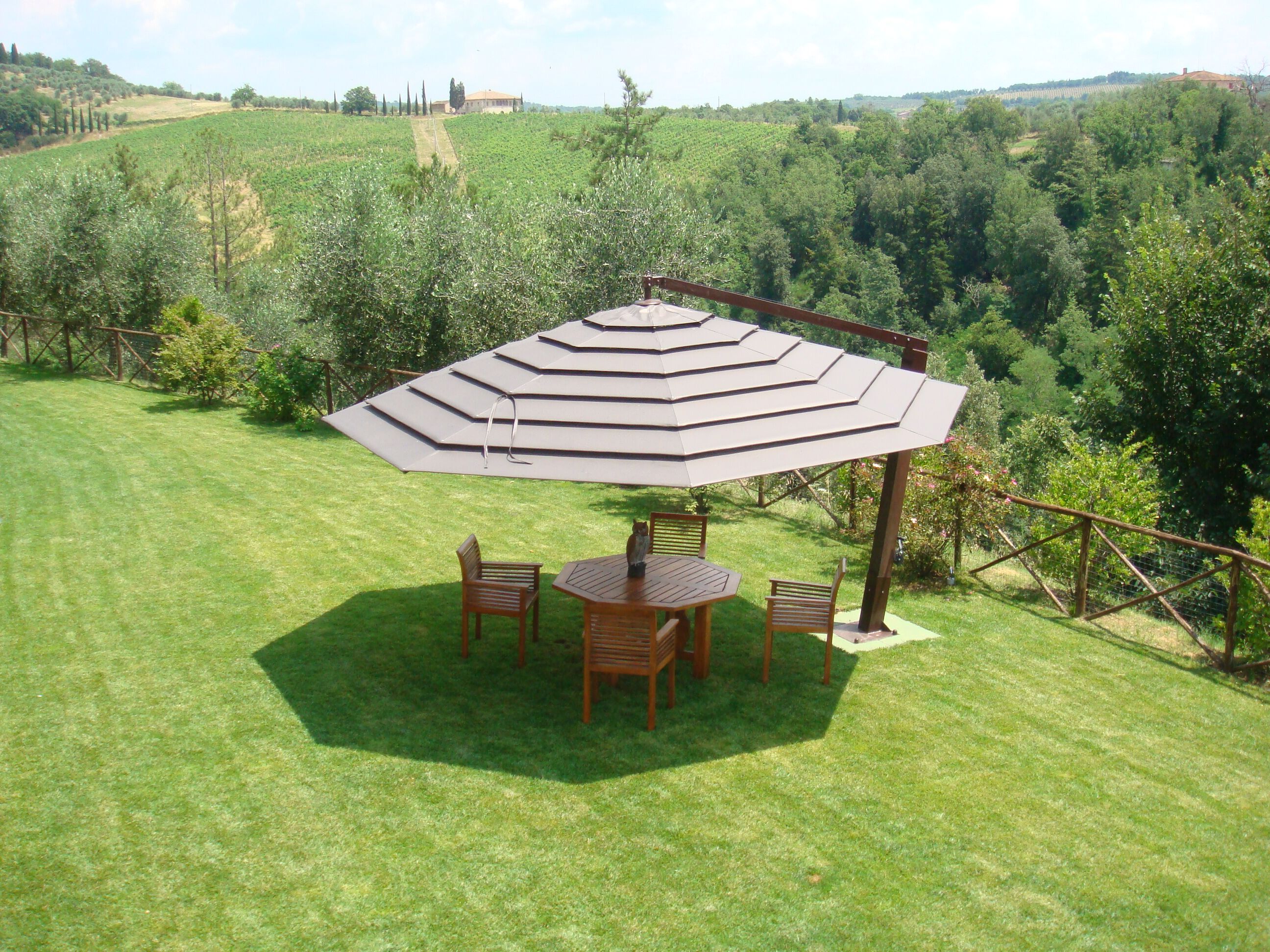 Многовальвольный зонтик ® System с боковым полюсом Gardenart SIRIO ARCH-00035047 - Вид №4