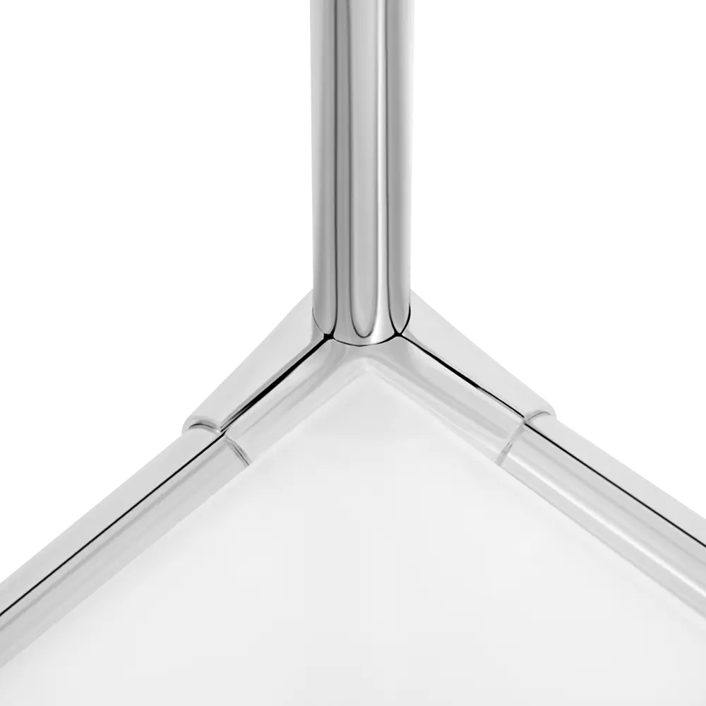 Соединитель 3-х труб угловой, цвет хром PALLADIUM STLM-2049957 - Вид №3