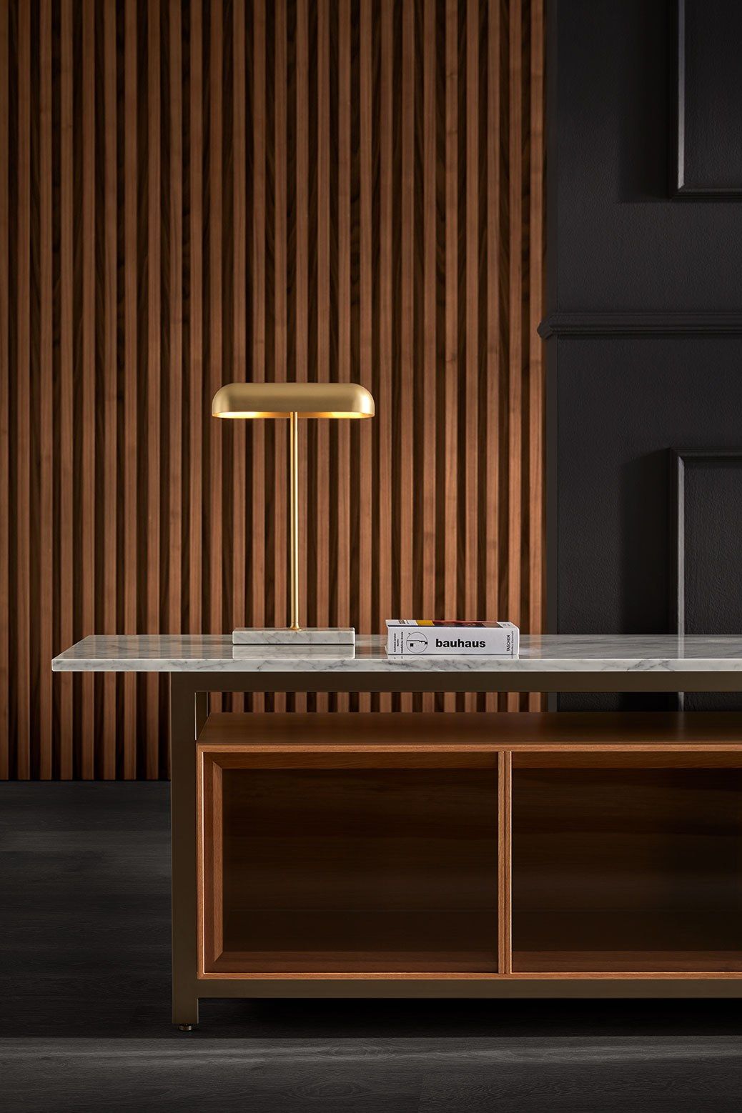 Шкаф из дерева и стекла с откидными дверями Punt Чикаго ARCH-00074008 - Вид №20