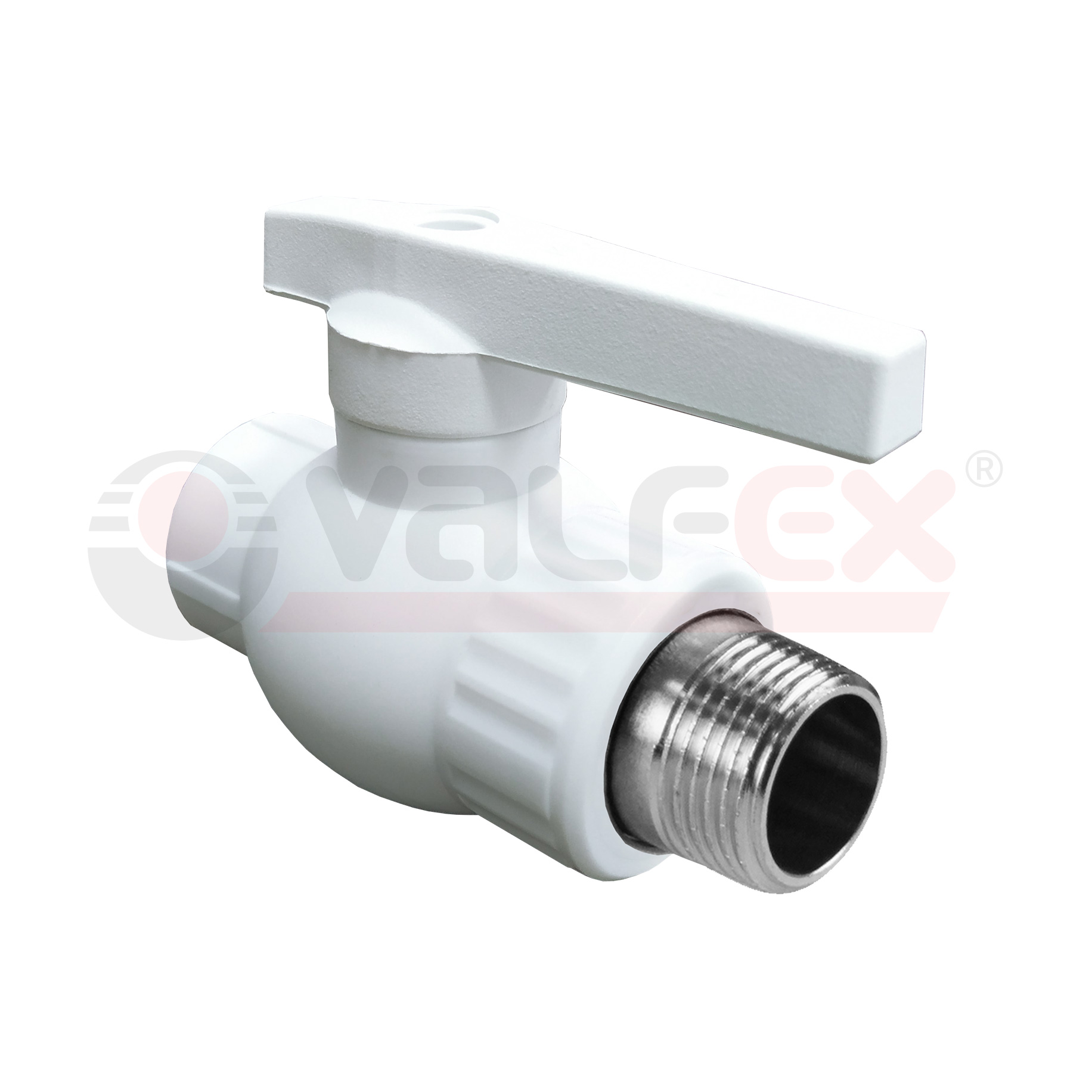 10144225 Valfex Кран шаровой комбинированный (наружная резьба) 